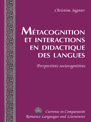 cover image of Métacognition et interactions en didactique des langues
